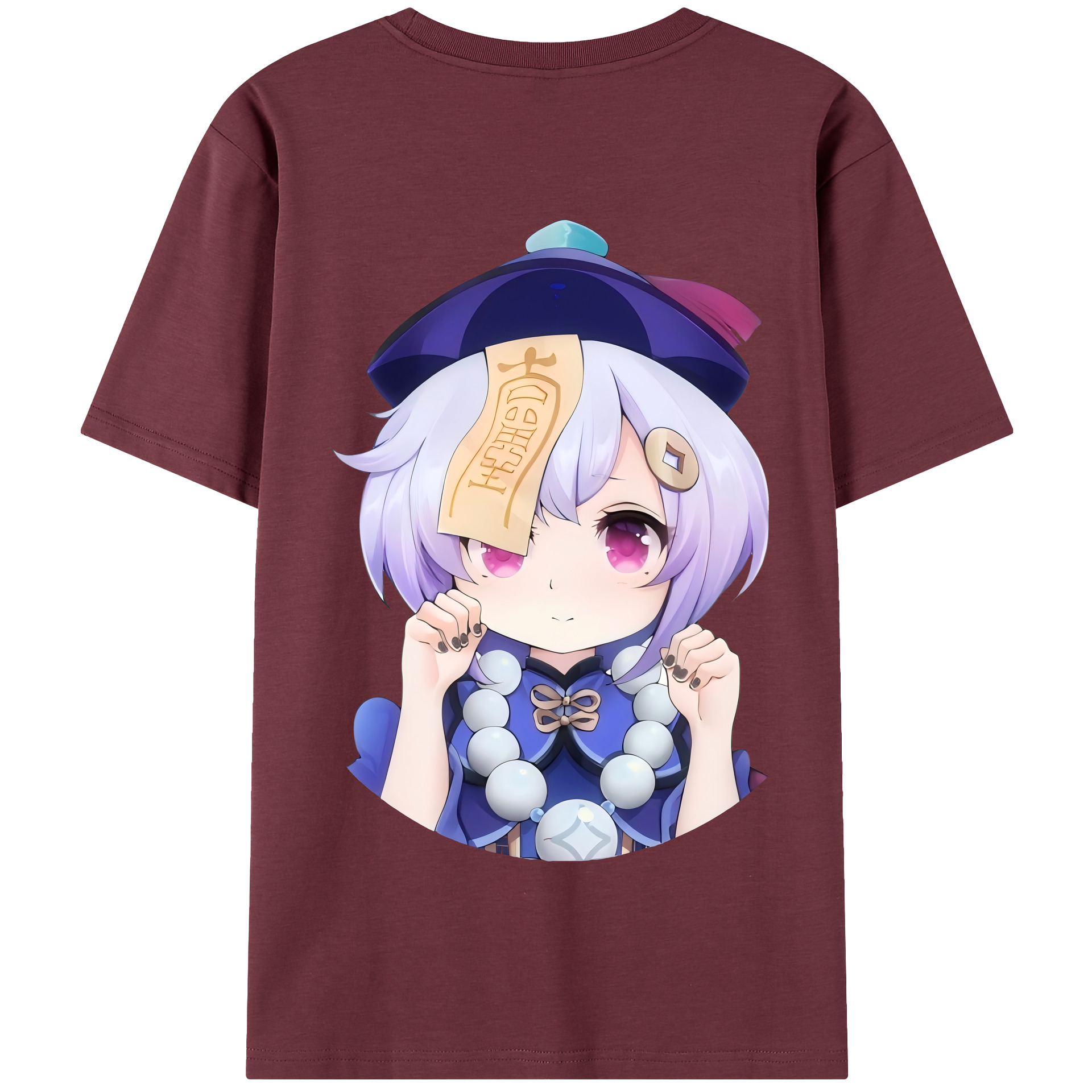 げんし神 七七 なな  genshin Nana 綿100％半袖Tシャツ（背面プリント）